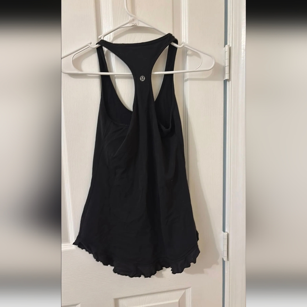 Lululemon Black Racerback Tank Top